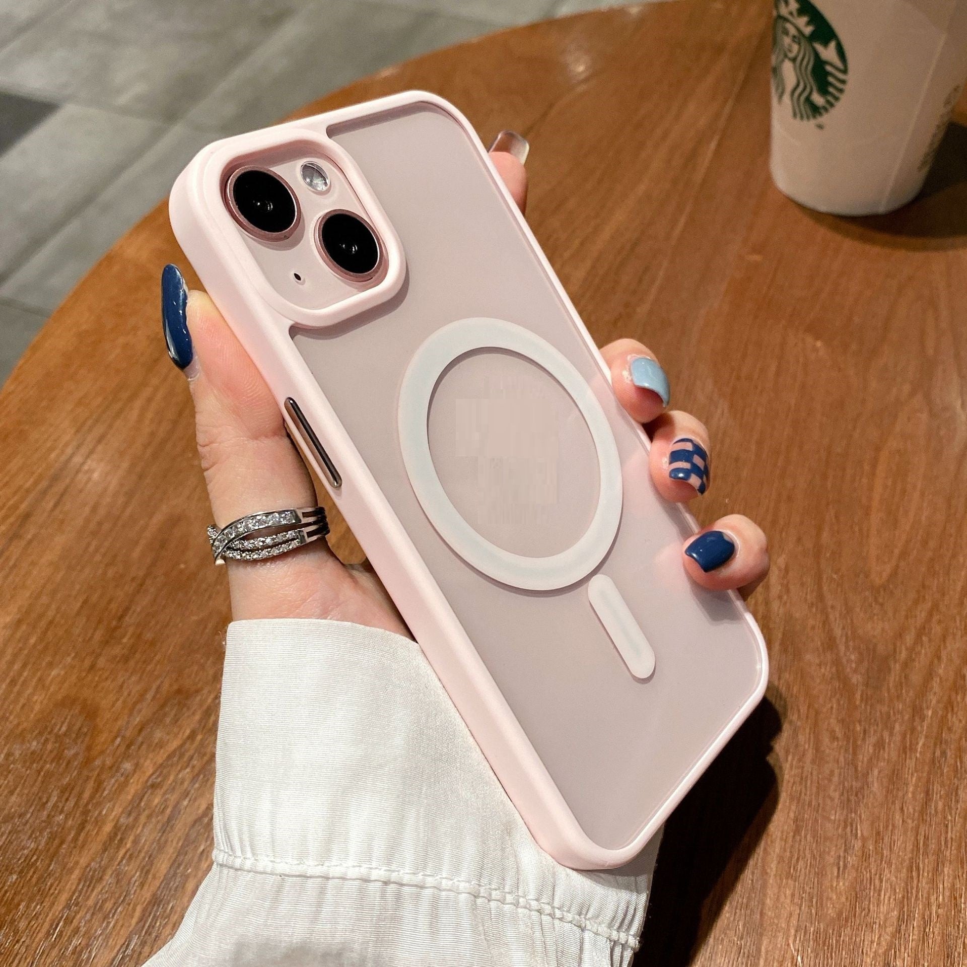 Transparent MagSafe Magnetic Cover for iPhone