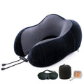 Memory Foam Travel Neck Pillow Set