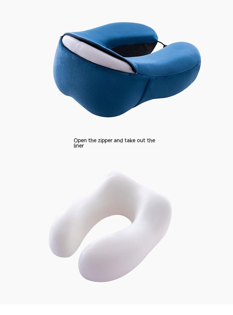 Memory Foam Travel Neck Pillow Set